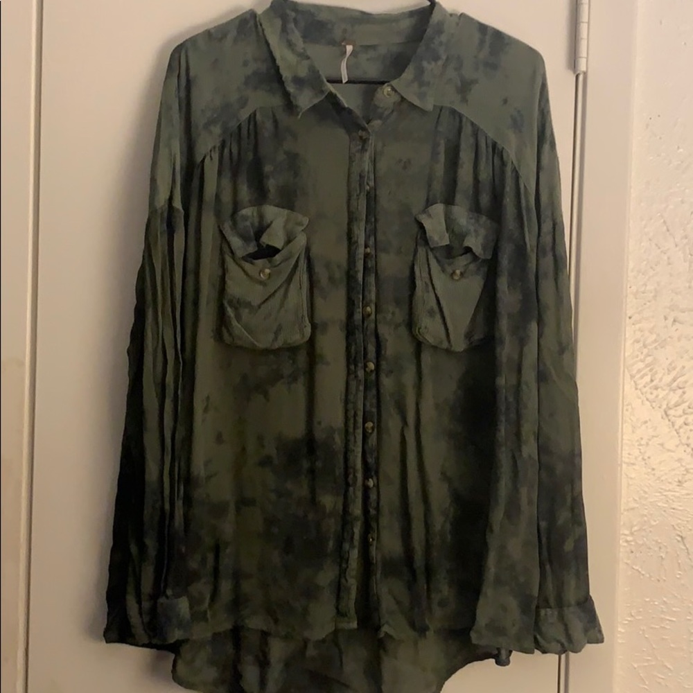 Free people button up